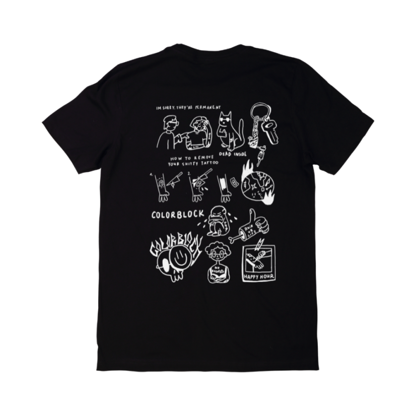 ignorat tee - černé - Velikost: XS