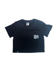 basic bitch Babytee -černé