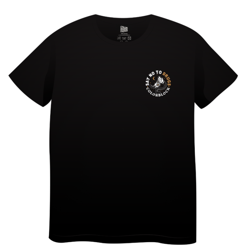 say no to drugs - oversized - Velikost: XL