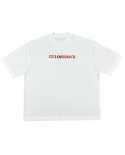 COLORBLOCK ADHD TEE - bílé