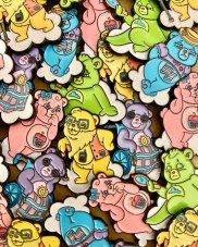 SCARED BEARS pins