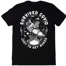 i survived covid triko - oversized