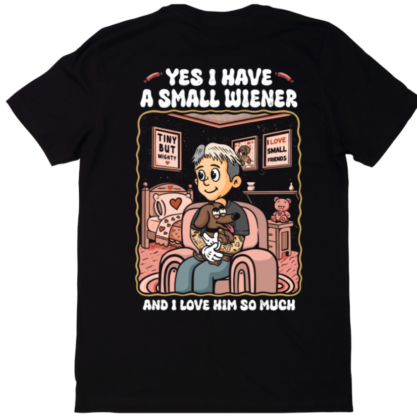 small weiner triko - oversized - Velikost: XXL