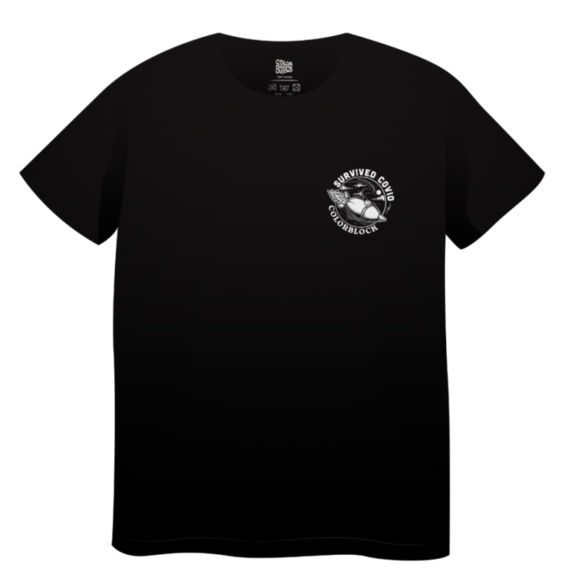 i survived covid triko - oversized - Velikost: L