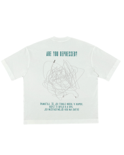 Depression triko - bílé