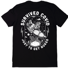 i survived covid triko - oversized